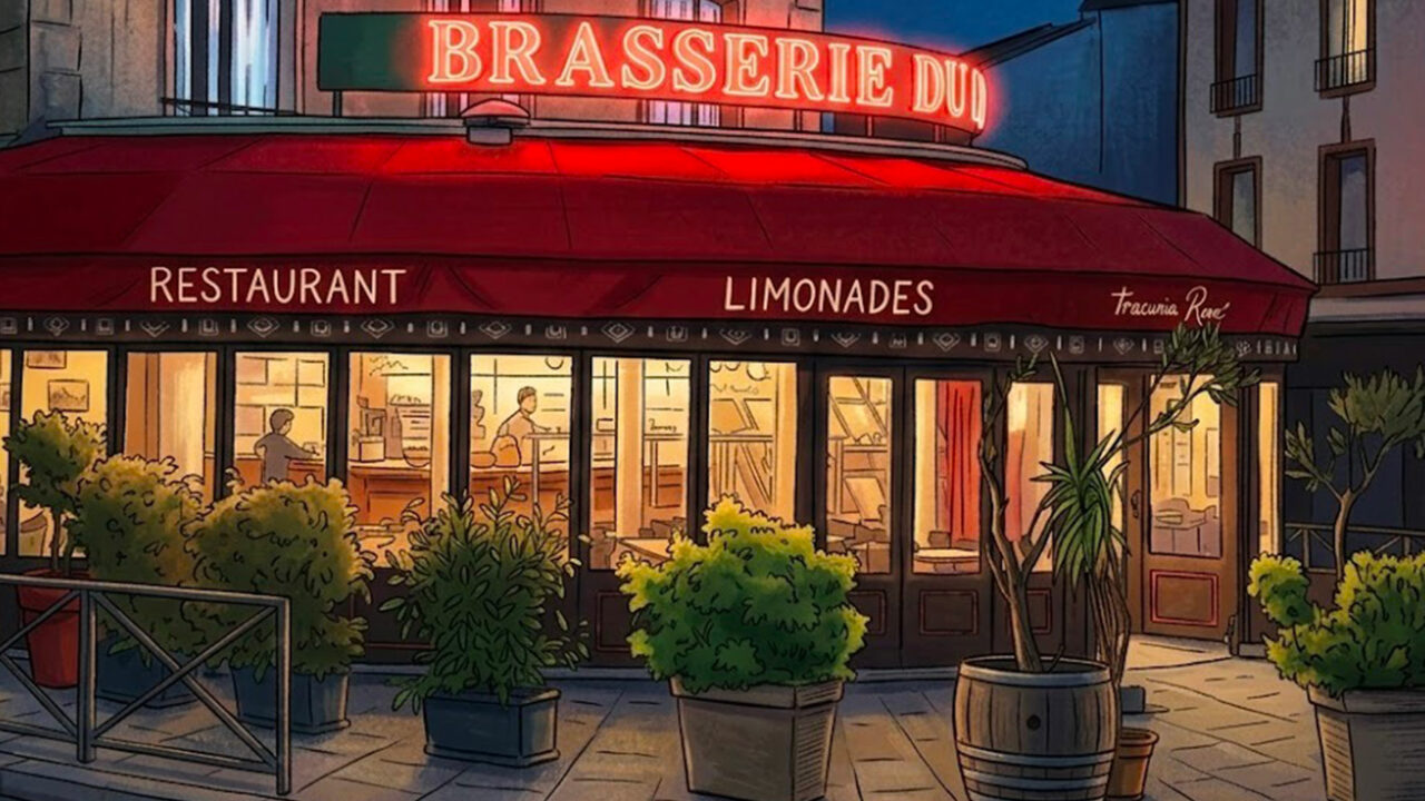 Brasserie sur le pont