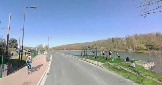 BORDS DE SEINE - Espace street workout