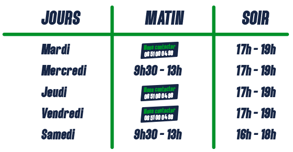 Horaires de Permanences Citoyennes
