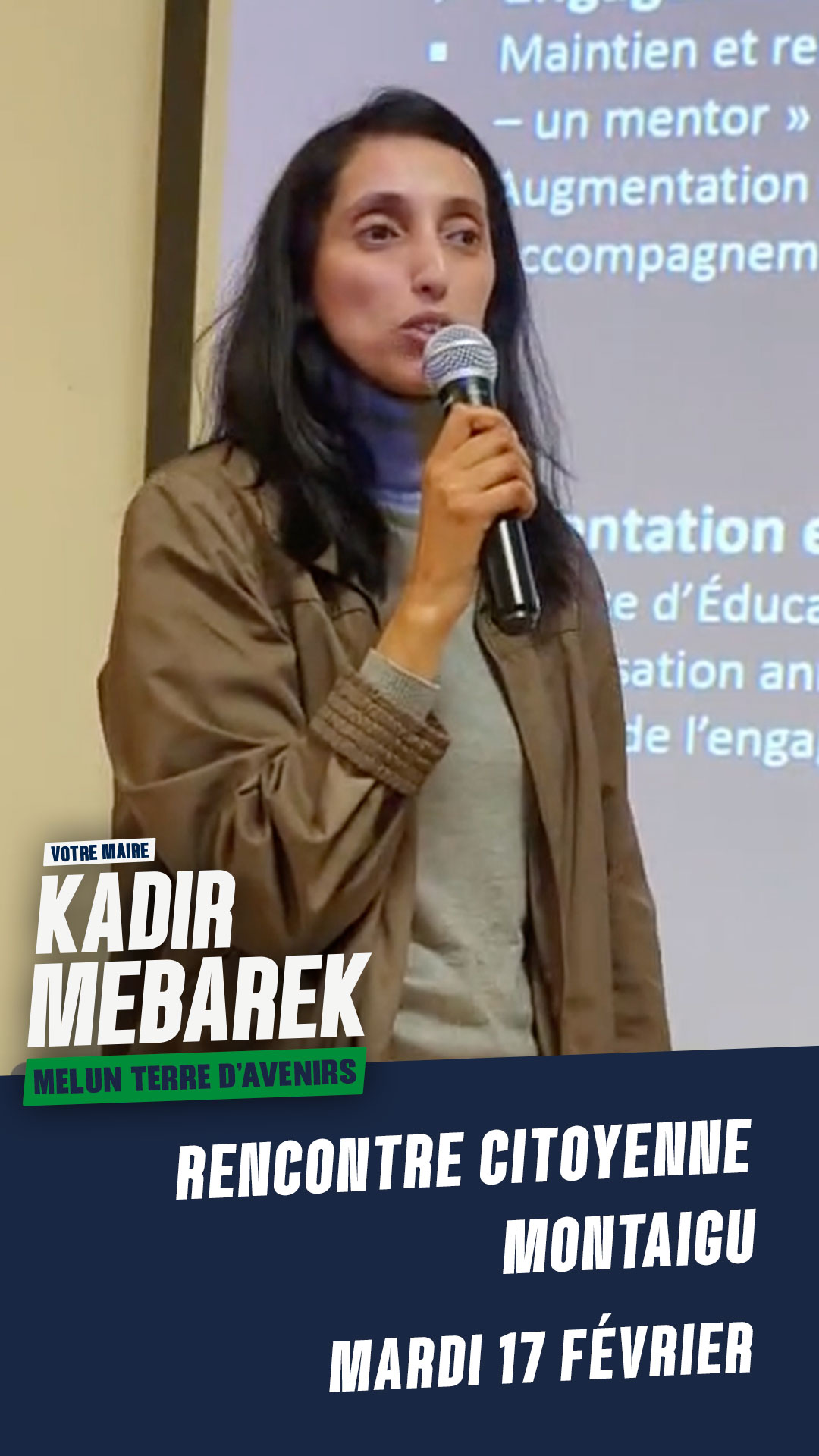 RENCONTRE CITOYENNE : Quartier Montaigu - Leïla ADLIMI
