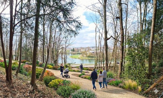 PARC FAUSSIGNY LUCINGE - Aménagement paysagé avec vue dégagée sur la Seine